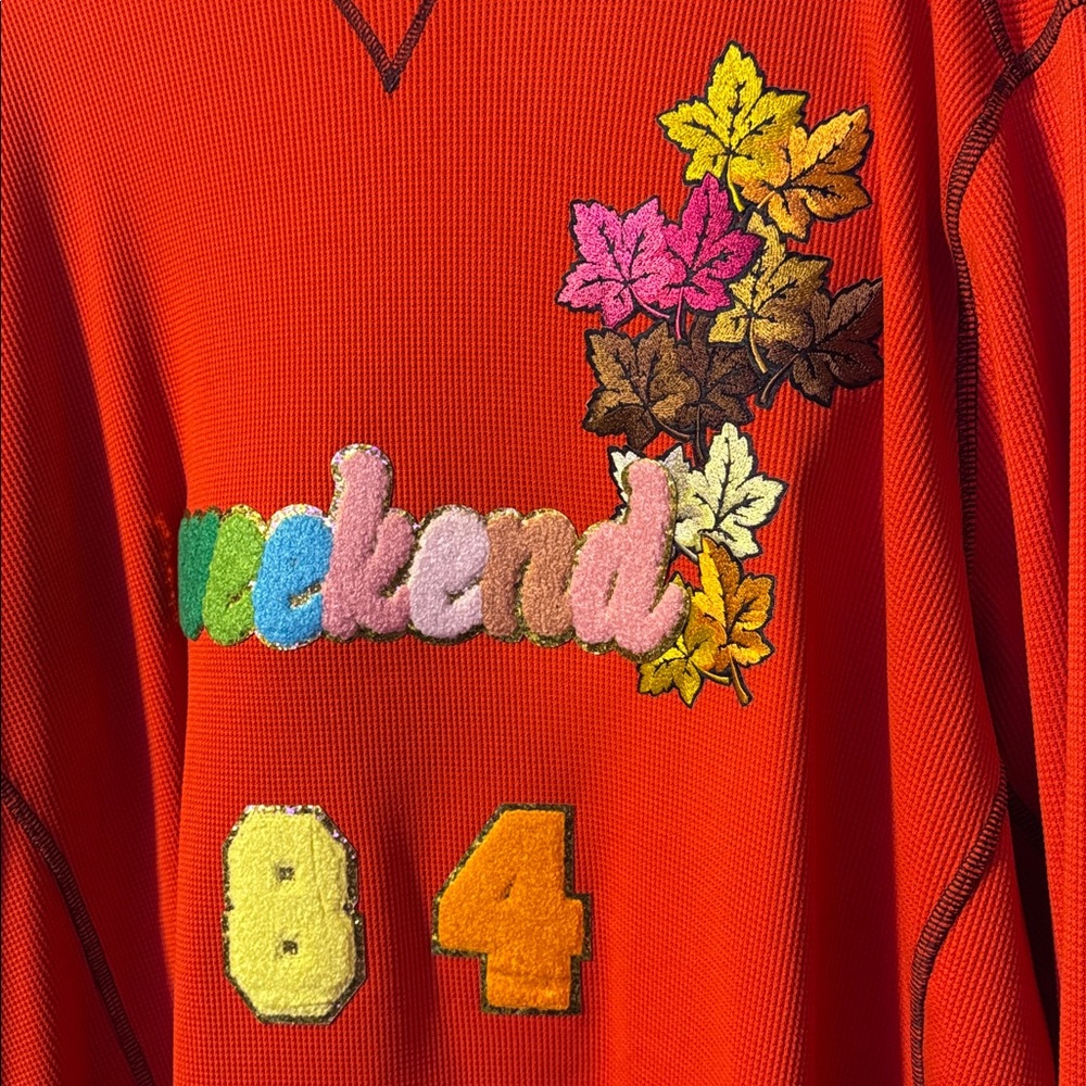 Under Armour Red Crewneck Waffle Thermal Size 2XL - Picture 3 of 7